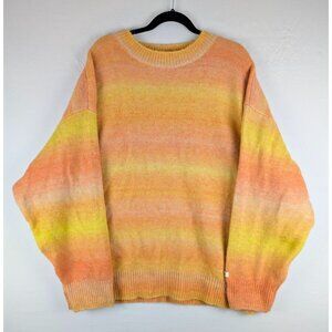 Levis Sweater Womens XL Sunset Space Cloud Crewneck Pullover